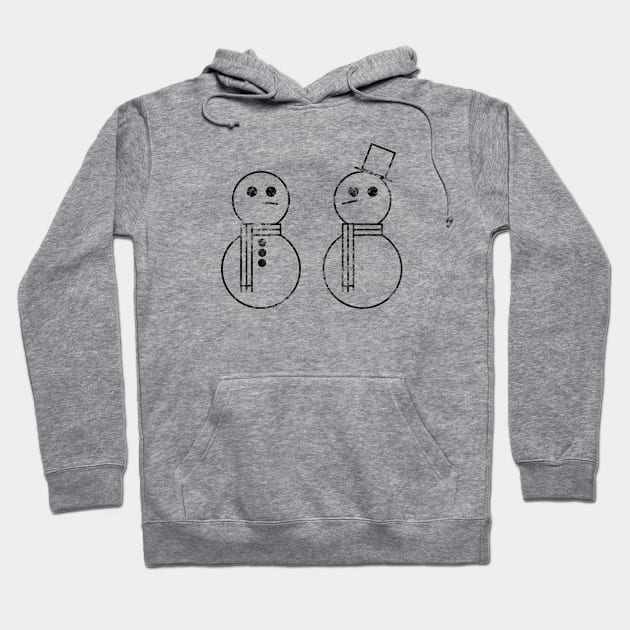 Snowmen Chillin' Hoodie by NoirPineapple